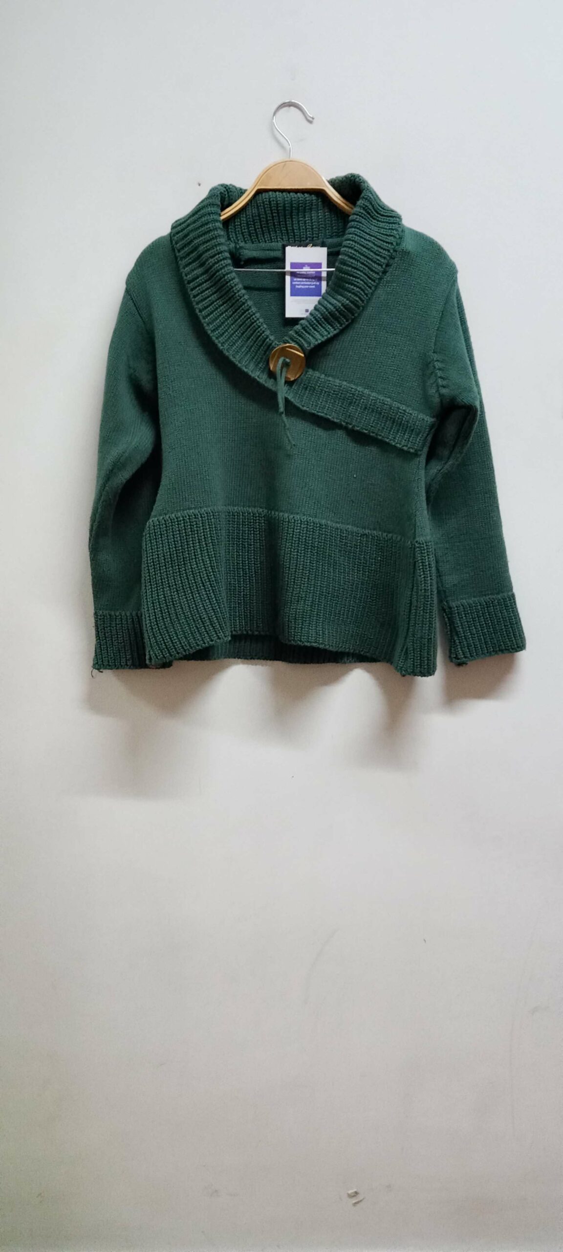 Fern Green Knitted Sweater