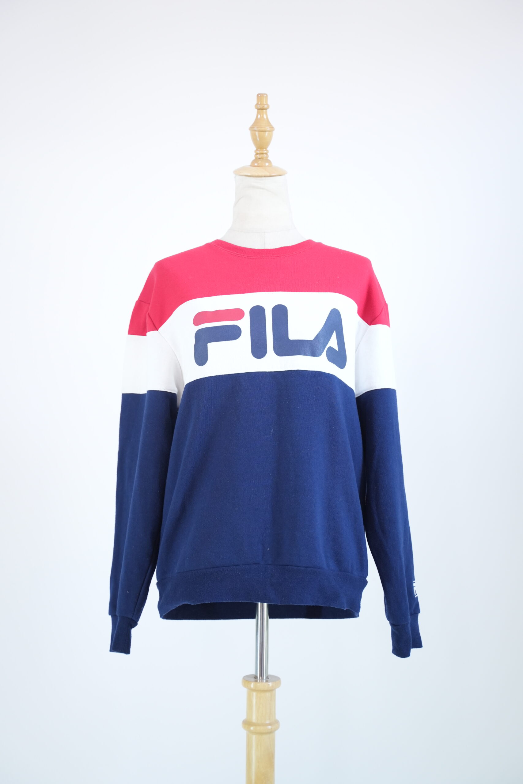 Blue, Red and White FILA Sweatshirt