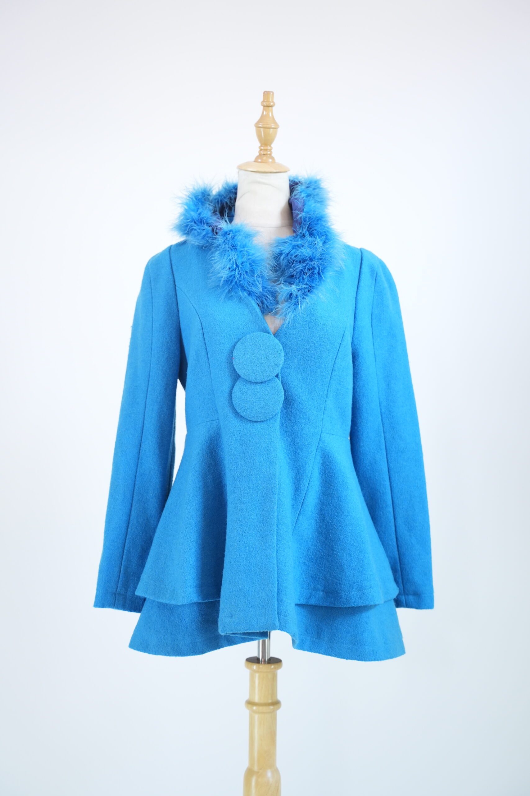 Blue Teal Coat