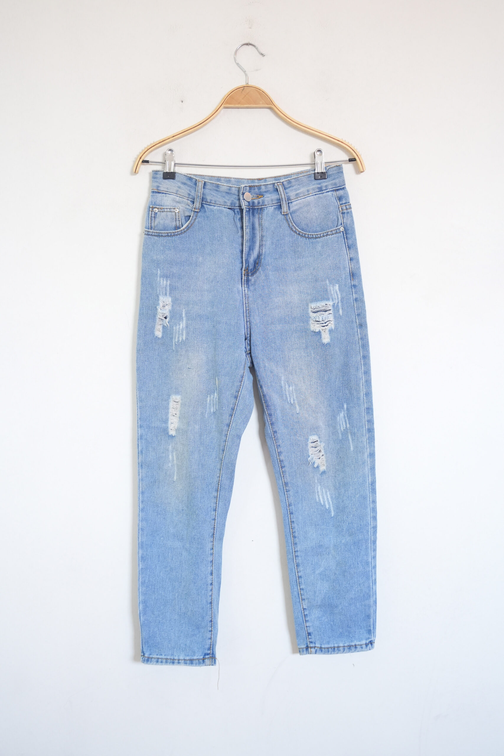 Blue Distressed Jeans