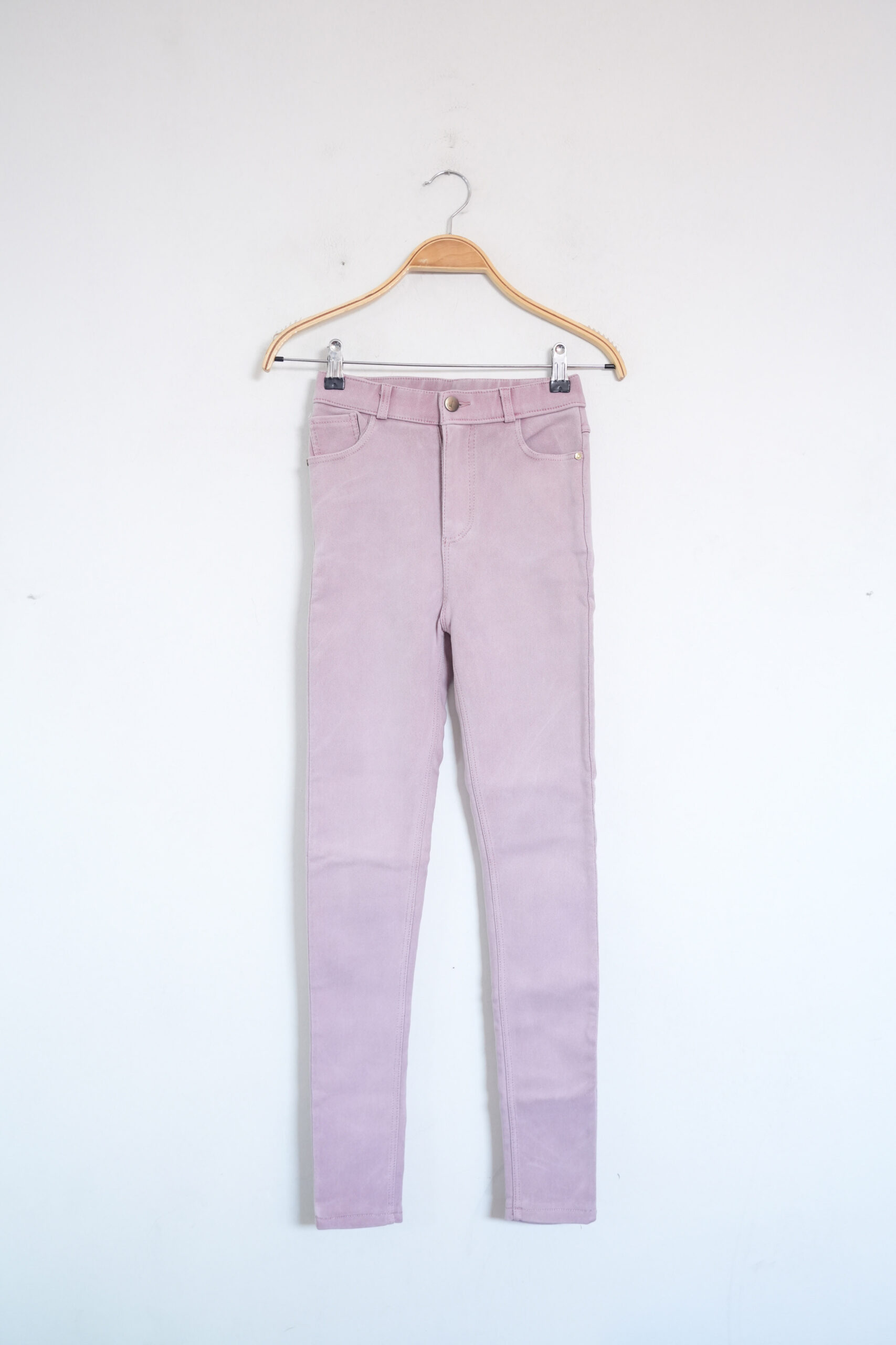 Powder Pink Skinny Stretcahble Jeans