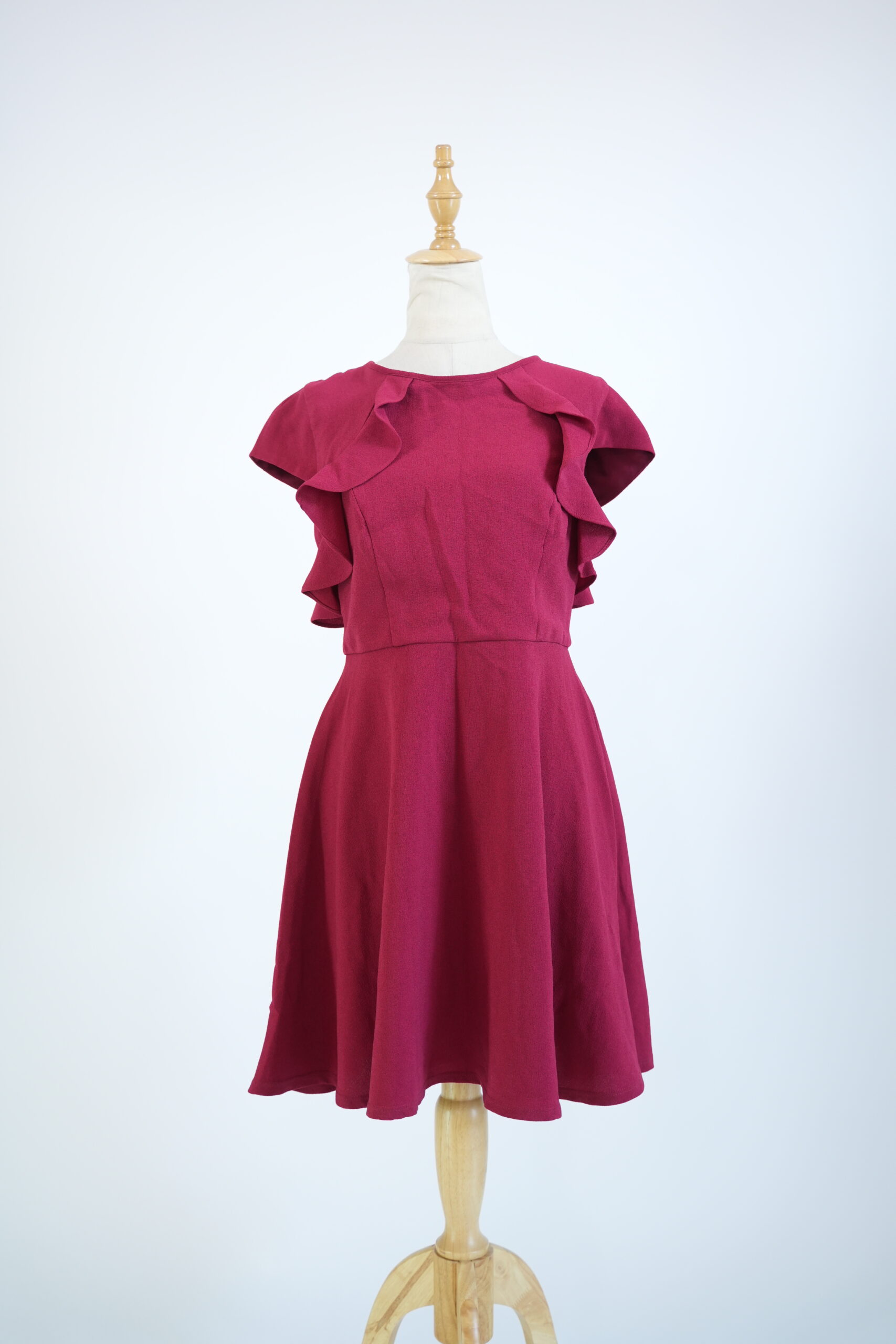 Maroon Summer Dress for Women