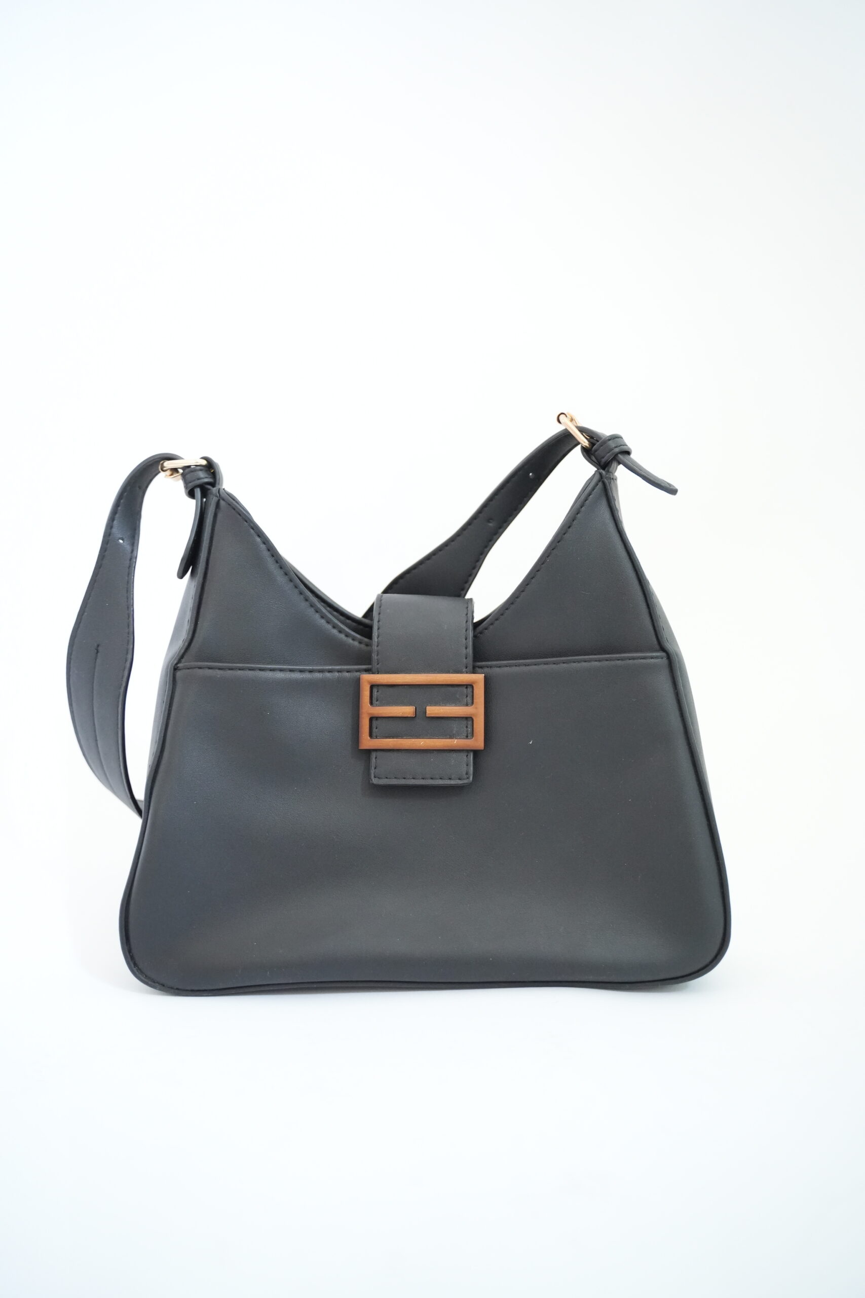 Matte Black Slouch Bag