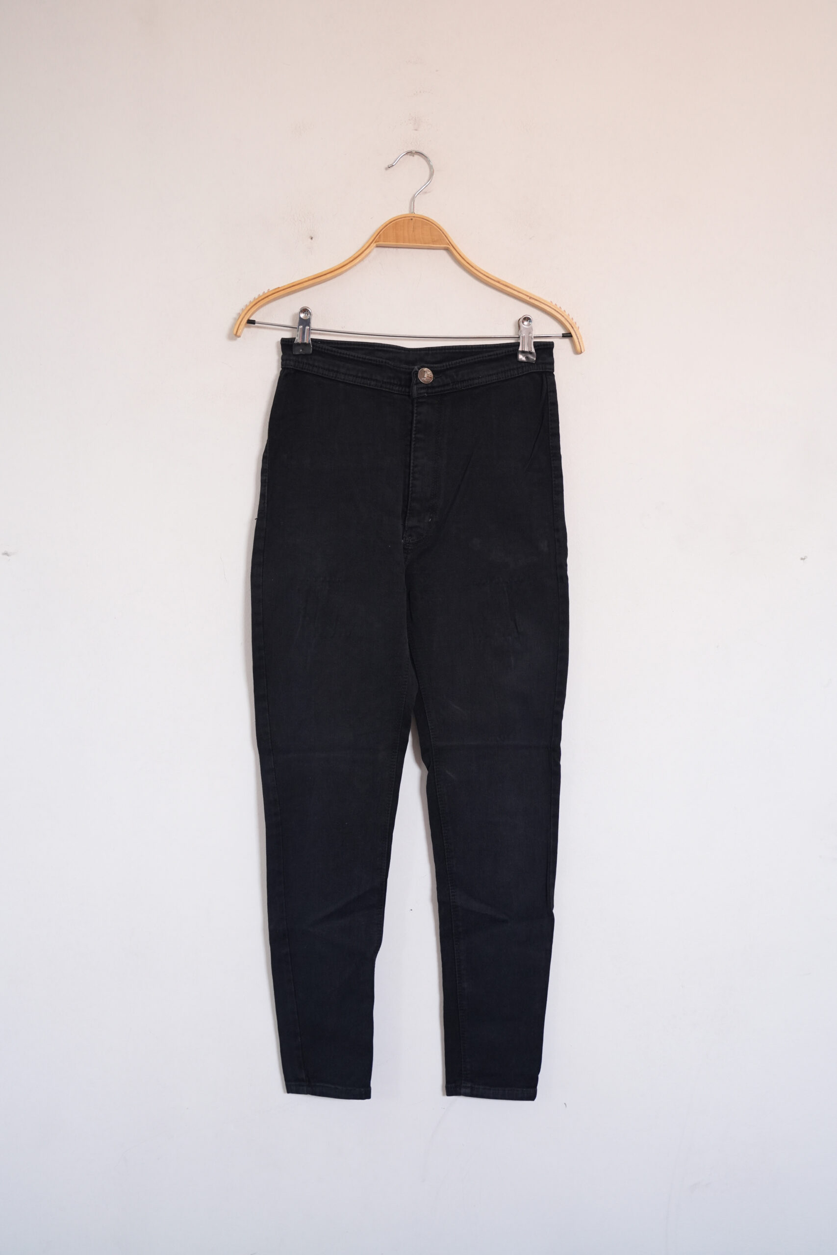 Black High Waisted Skinny Jeans