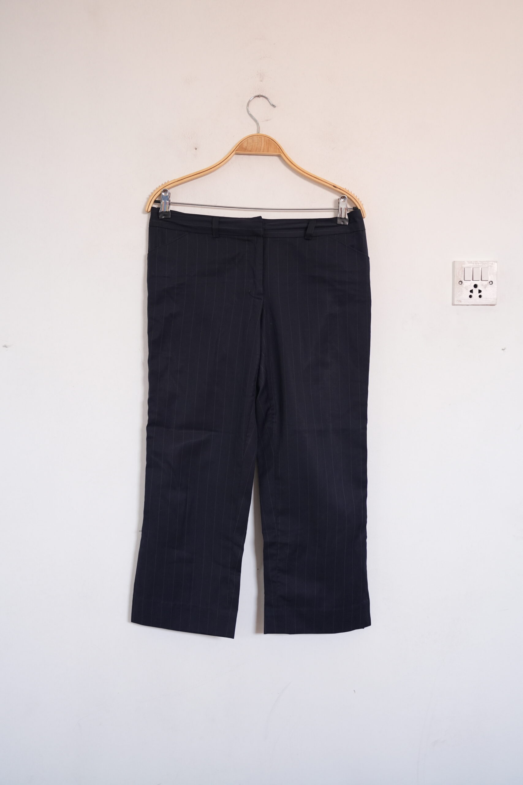 Blackish Blue Formal Pant for Women