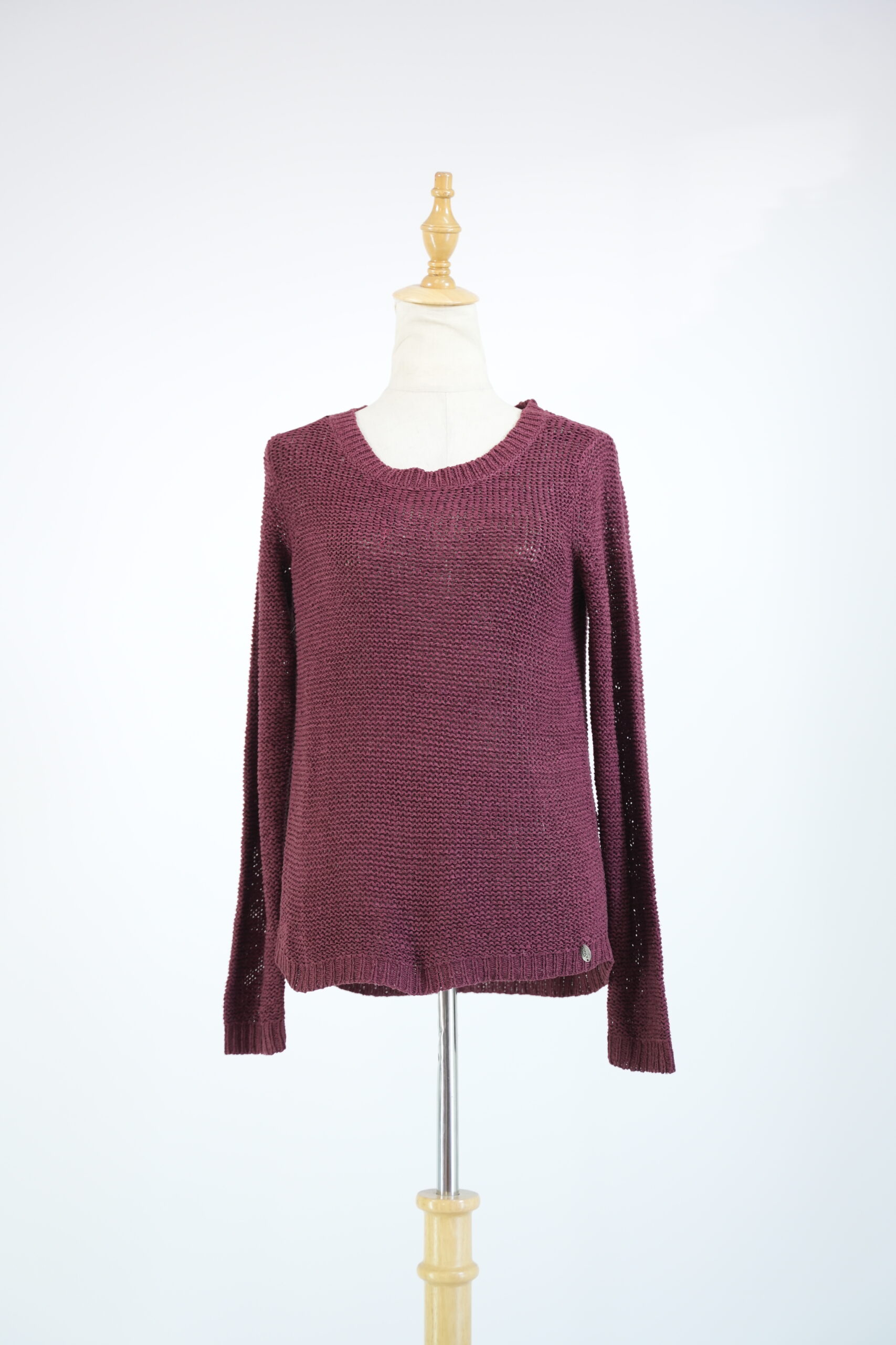 Maroon Knitted Sweater