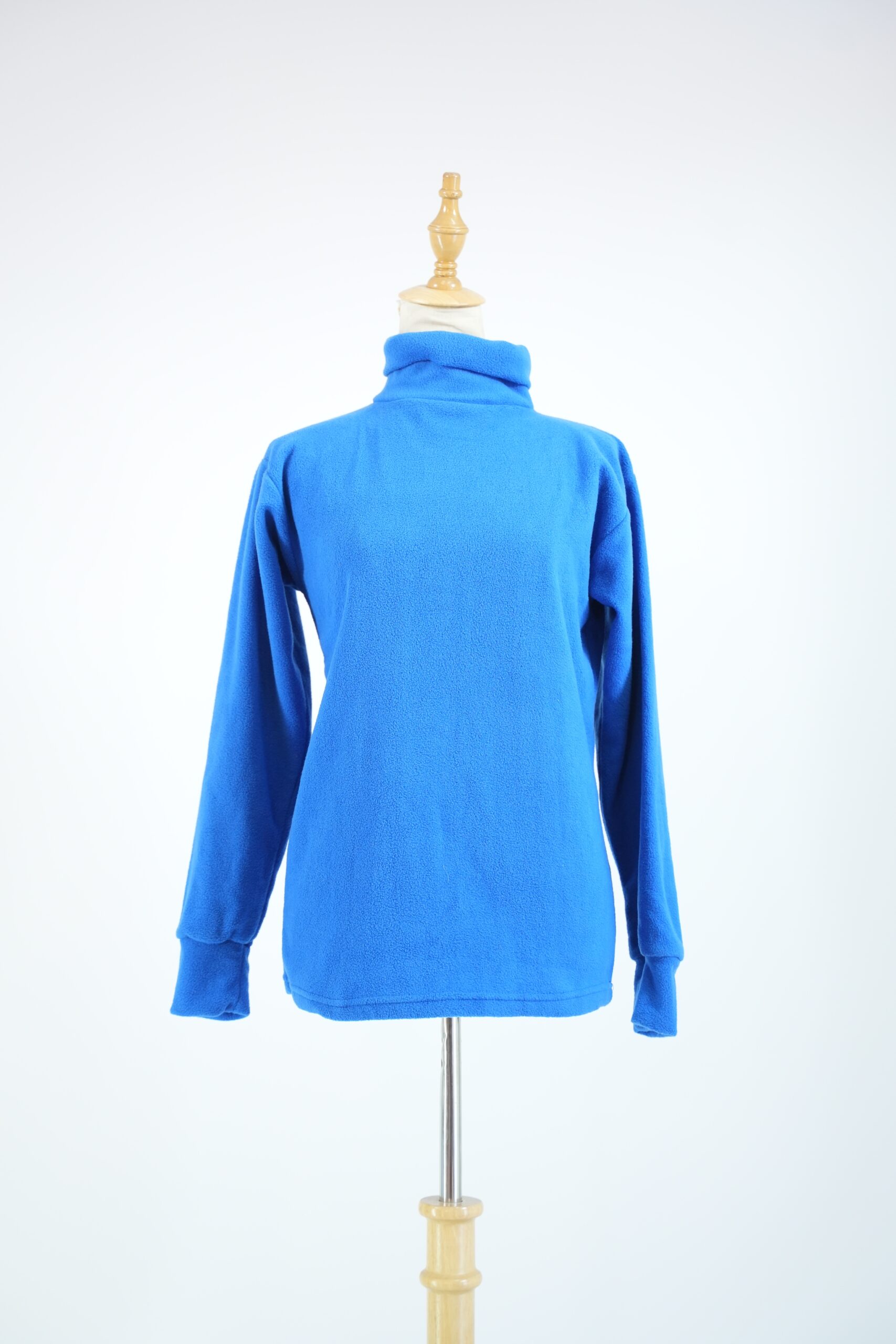 Blue High Neck Top 