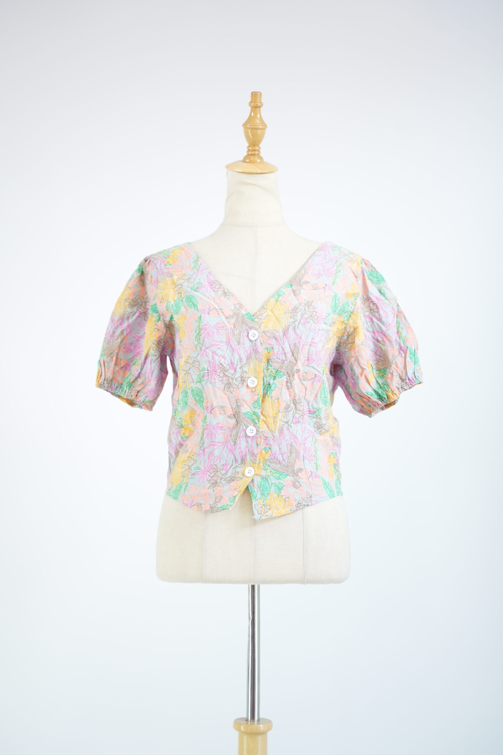 Multicolored Boho Top