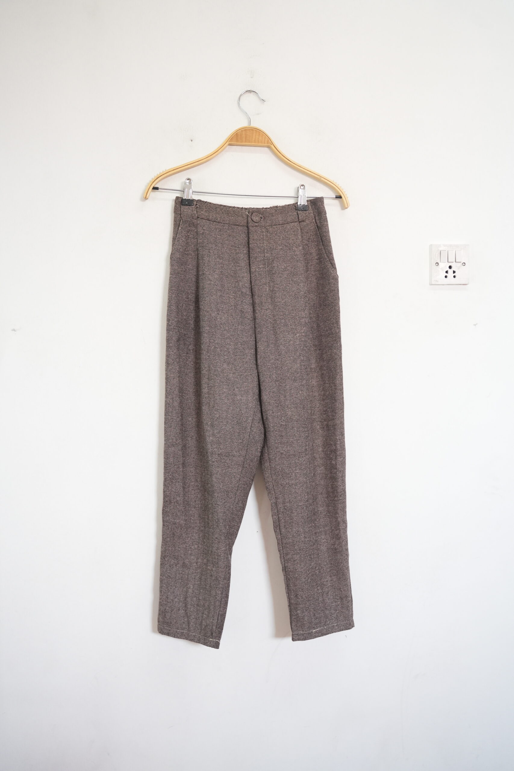 Coffee Brown Woolen Pant