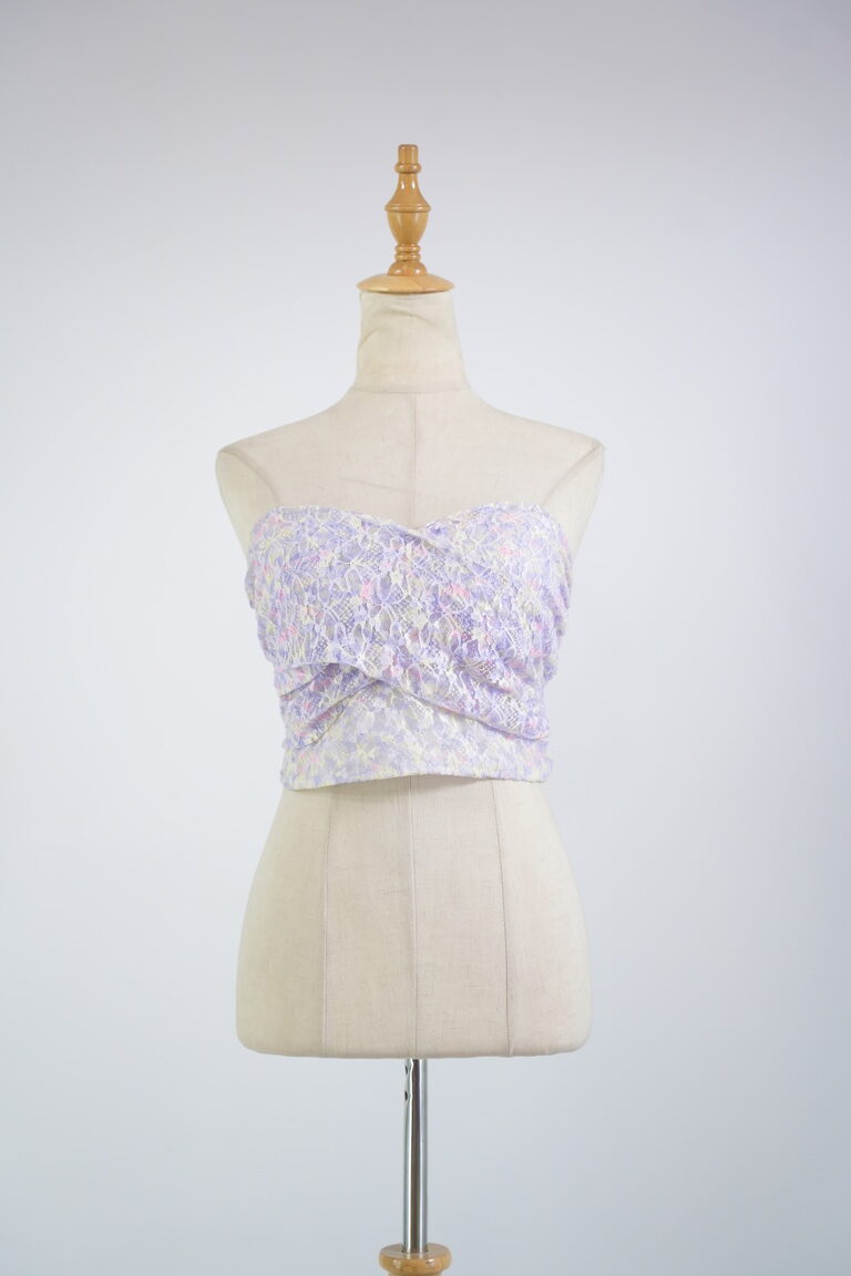 Lavender Lace Tube Top