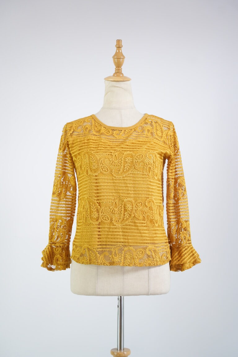 Mustard Yellow Full Sleeve Top