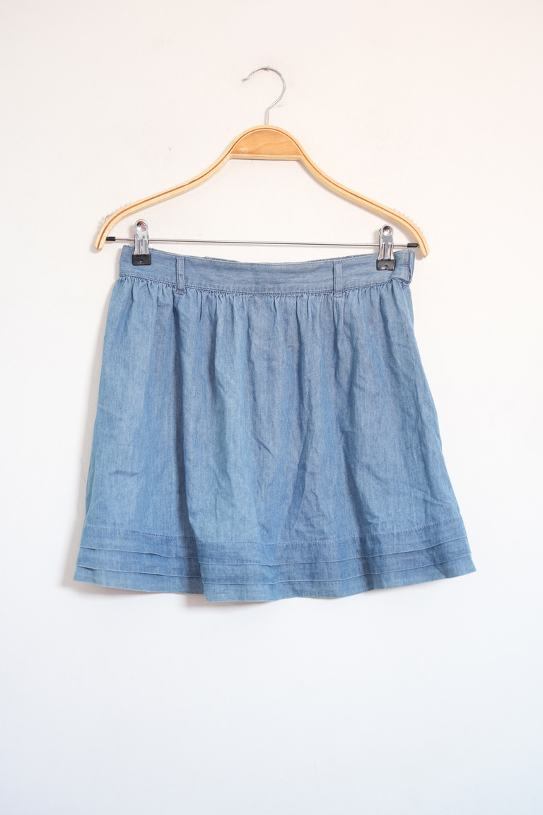 Denim A-line Skirt for Women